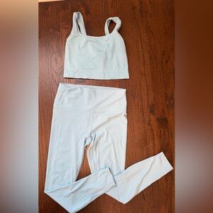 All in Motion bright Blue Leggings Set